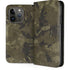 Wood Camo Camouflage iPhone 15 Pro Folio Case